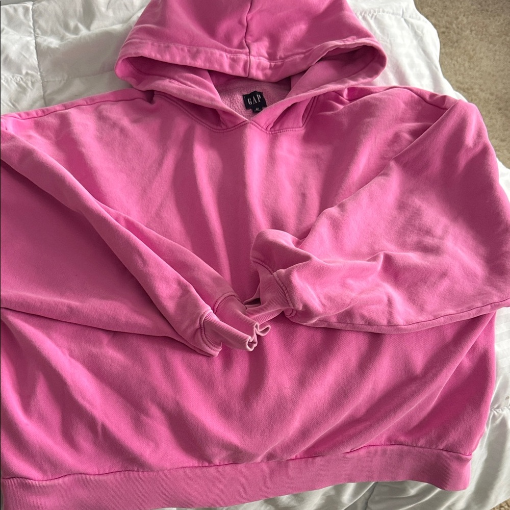 GAP Vibrant Pink Pullover Hoodie